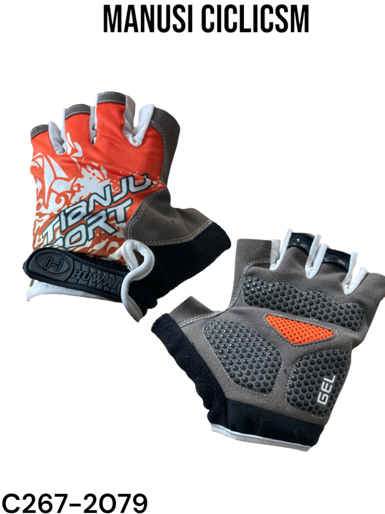 Set 2 perechi manusi pentru biciclisti, puncte gel, BM3, AVI-2079 [4]