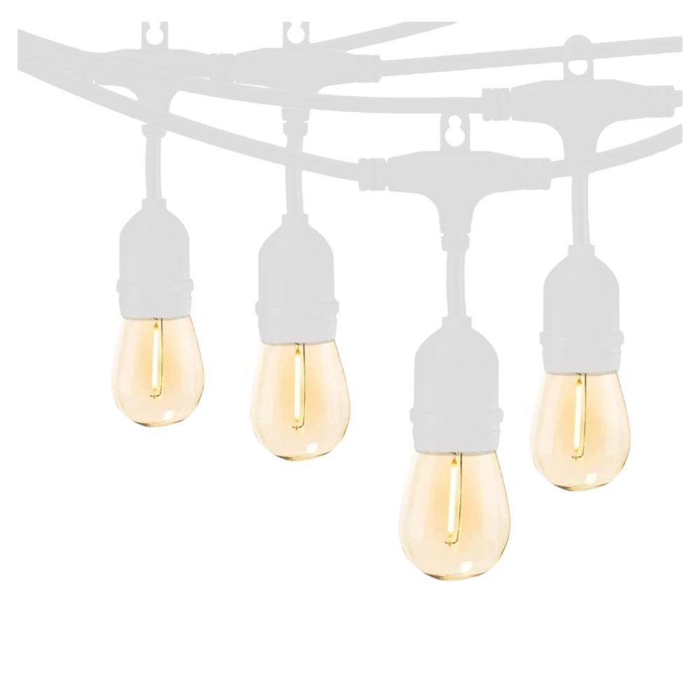 Set 20 becuri E14 de rezerva pentru ghirlande luminoase decorative, 1W, lumina calda, AVI-4817 [1]
