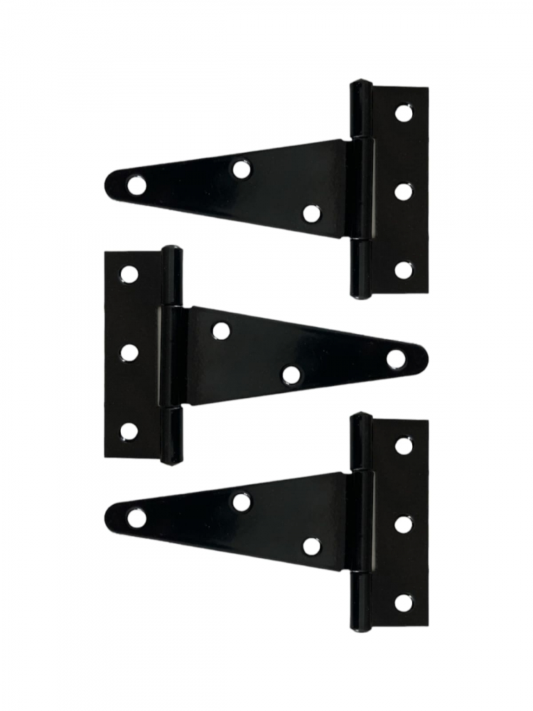 Set 3 buc balama decorativa neagra 4" - 10cm, AVI-3481 [1]