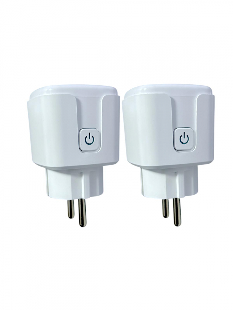 Set 2 buc priza inteligenta 16A, monitorizare consum energie si programare prin aplicatia Tuya - Smartlife, compatibila Alexa si Google Assistant, AVI-4486 [1]