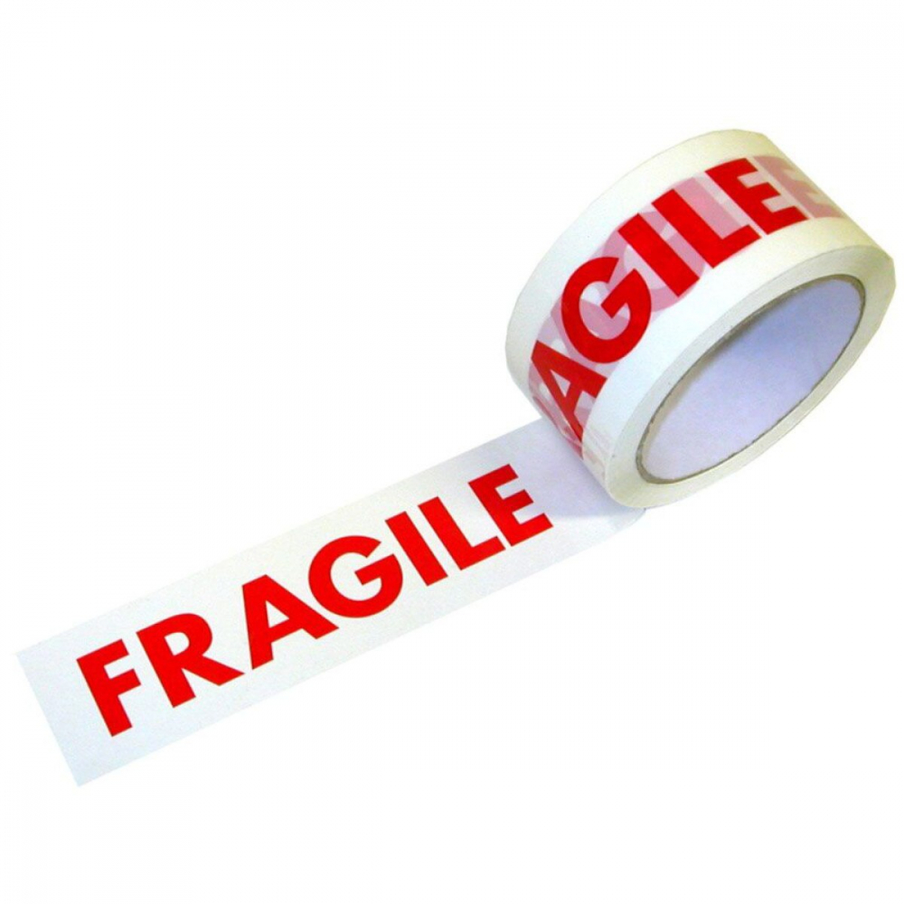 Set 3 role banda adeziva scotch, inscriptionata Fragile, 48mm x 50m, AVI-1934 [2]