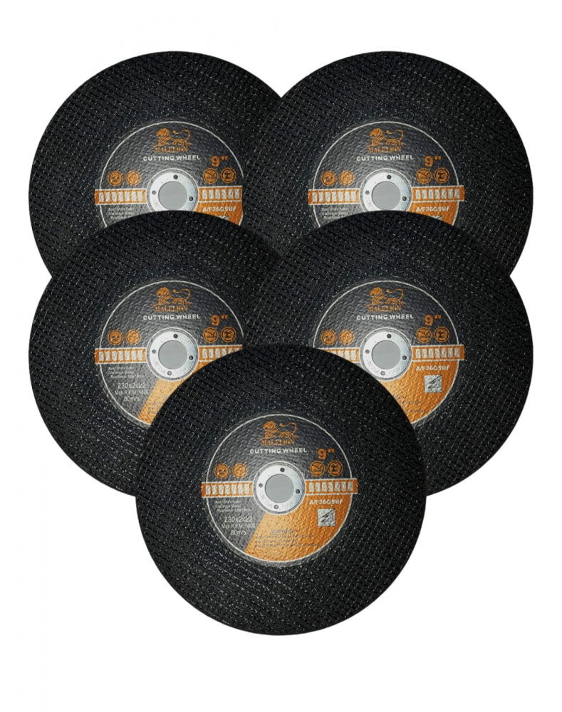 Set 5 discuri de taiat metalul 230 x 2 x 22mm, AVI-28505 [1]