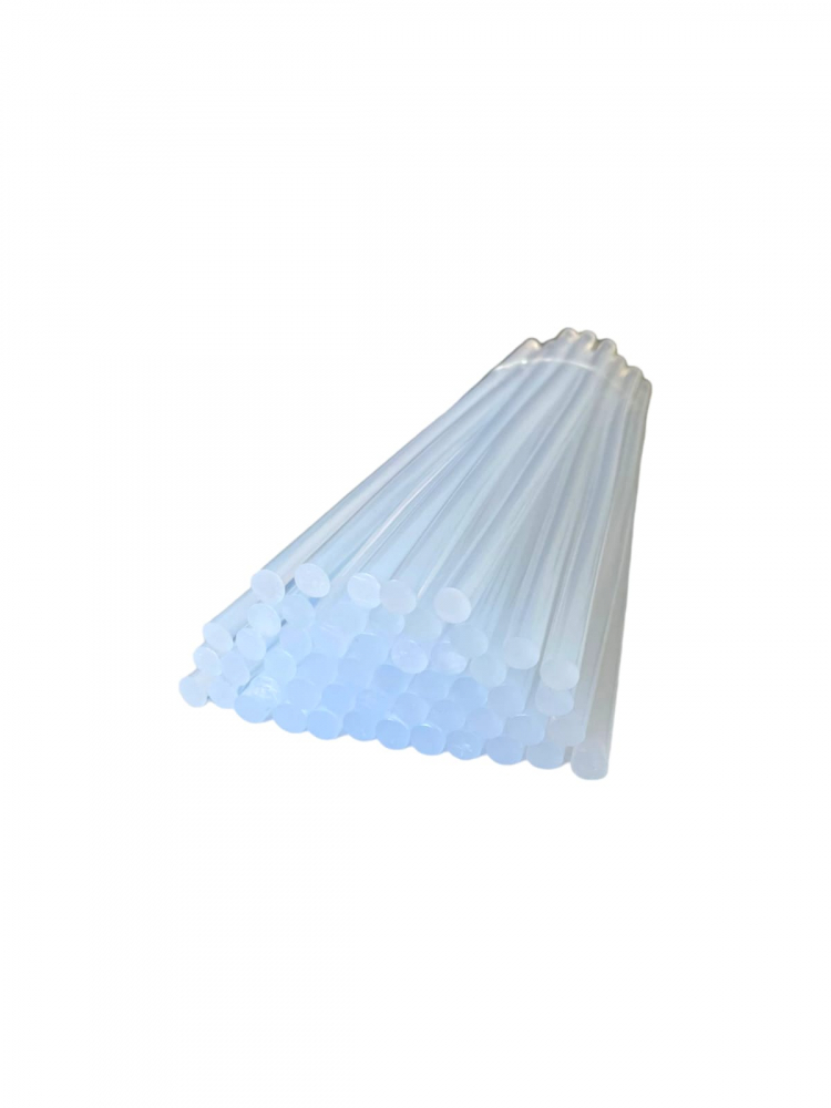 Set 130 baghete silicon - 1kg lipici cald Ø 7.2mm x 20cm, 109AA pentru pistol de lipit, AVI-4321 [3]