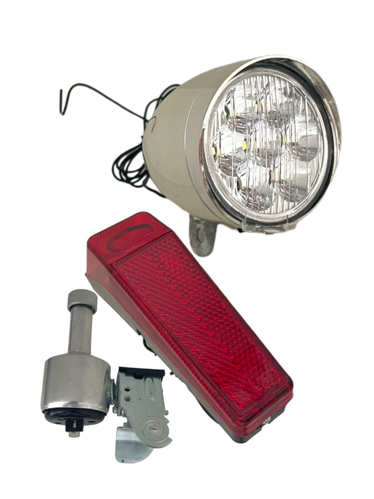 Set far LED si stop bicicleta cu dinam, AVI-162 [2]
