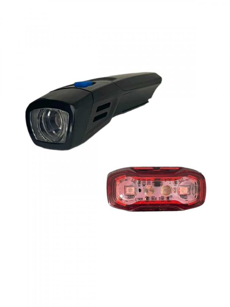 Set far si stop cu LED pentru bicicleta HY-6-288, pe baterii, AVI-1996 [2]