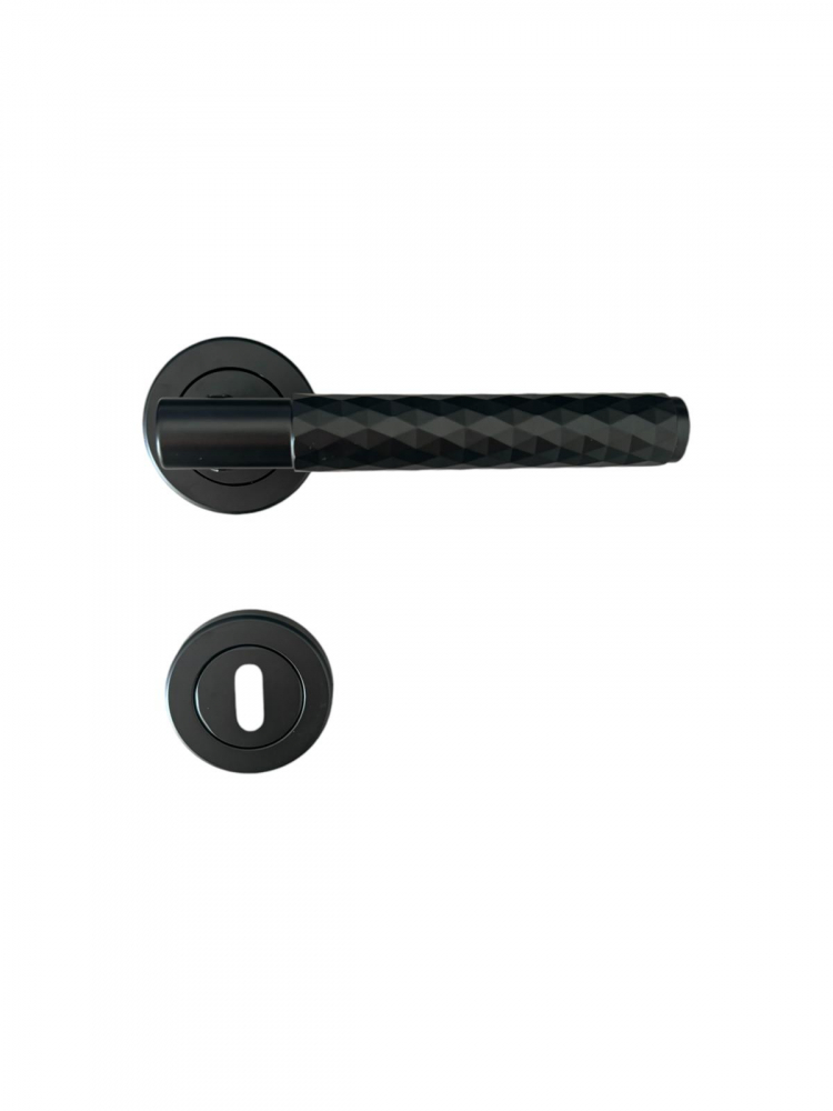Set manere pentru usa interior, negru mat, model AVI-4293 [5]