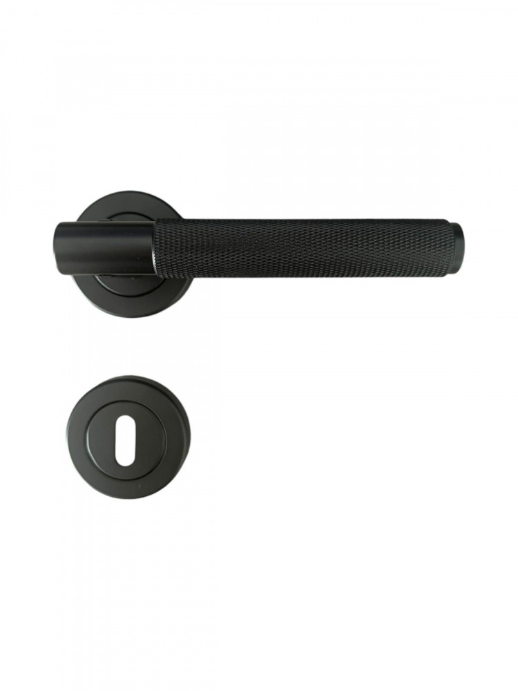 Set manere pentru usa interior, negru, model AVI-4290 [1]