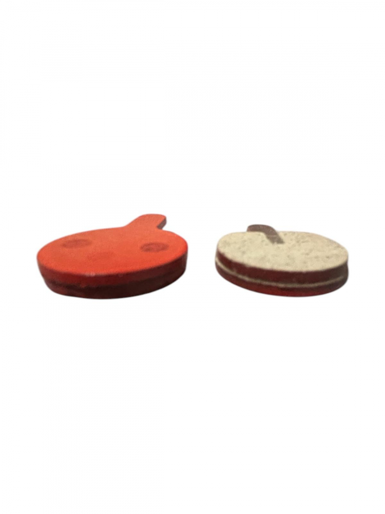 Set placute de frana pentru bicicleta Ø22mm, rosu, AVI-3148 [2]
