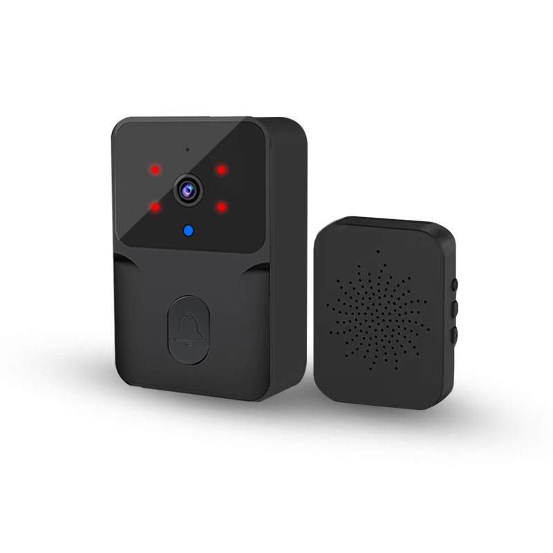 Sonerie wireless 2.4G cu camera video, aplicatie pe telefon dedicata, nightvision, autonomie indelungata, model M8, 9 x 5cm, negru, AVI-4465 [4]