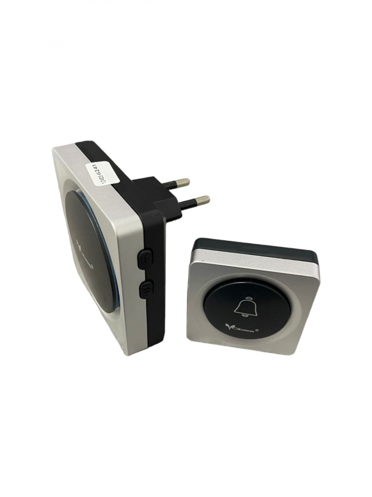 Sonerie wireless cu raza mare de actiune, la priza, negru-argintiu, AVI-4466 [1]