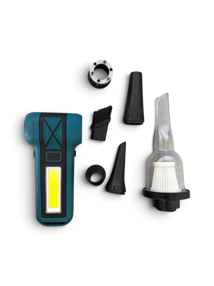 Suflantă și aspirator electric multifuncțional, AVI®, reîncărcabil USB-C, 4 trepte de putere, LED + COB, afișaj baterie, accesorii incluse, AVI-5461 [7]