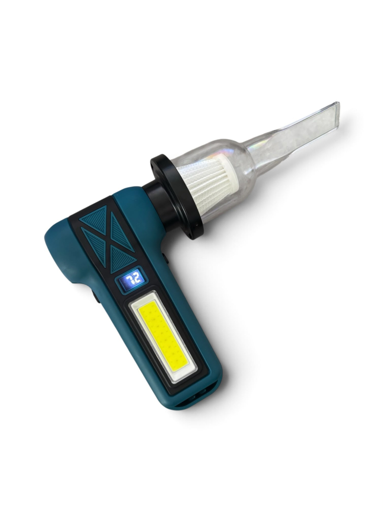 Suflantă și aspirator electric multifuncțional, AVI®, reîncărcabil USB-C, 4 trepte de putere, LED + COB, afișaj baterie, accesorii incluse, AVI-5461 [5]