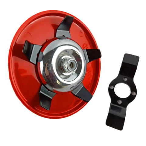 Gradina - Gradinarit - Accesoriu pentru motocoasa de curatat terenul de buruieni plivit, 2 tipuri de lame, universal
