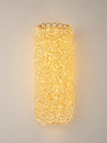 Aplică de perete LED luxury cu mini-cristale, AVI®, cilindrică, 40 x Ø12 cm, configurație (8-24W) x 2, AVI-5548 [2]
