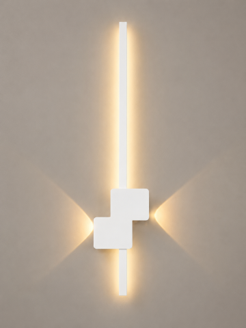 Casa - Aplică LED de perete pentru interior, AVI®, 60 cm, 8-24W, alb, 3 tipuri de lumină, AVI-5643