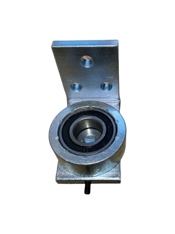 Kit-uri automatizari porti si usi garaj - Balamă superioară cu rulment pentru poartă, AVI®, Ø50 mm, reglabilă, suport tip L, pentru porți metalice, AVI-3710