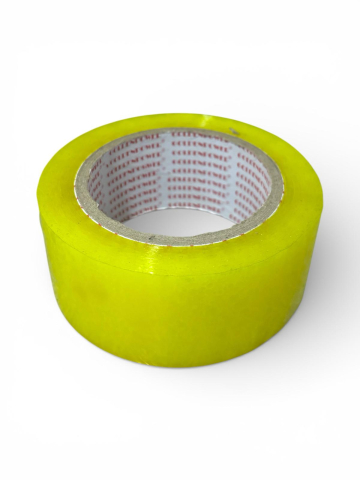 Birotica & Papetarie - Banda adeziva tip scotch AVI® 48 mm x 100 m galben transparent AVI-5244