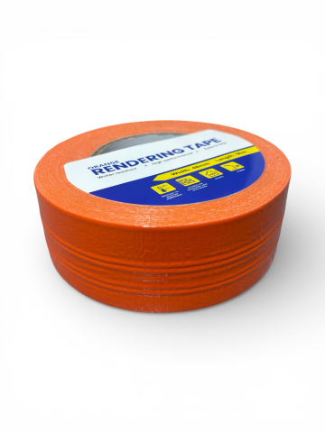 Birotica & Papetarie - Bandă de protecție adezivă AVI® tip rendering tape 48 mm x 50 m portocalie pentru vopsire și tencuială AVI-4909