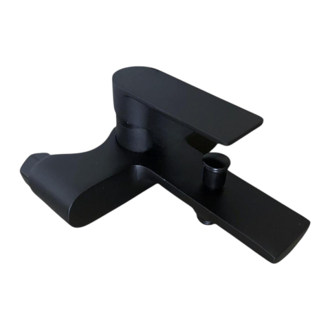 Baterii sanitare baie - Baterie AVI® pentru cadă și duș, negru mat, pipă 20 cm, AVI-4463