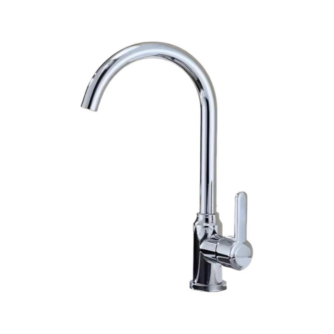 Baterii sanitare bucatarie - Baterie bucatarie H 33cm, pipa pivotanta 360°, crom, AVI-4453
