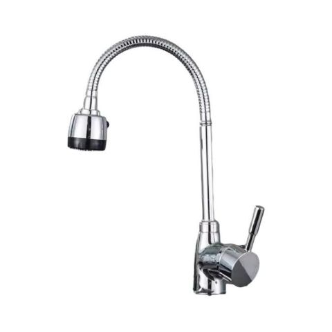 Bucatarie - Baterie bucatarie, pivotanta 360°, flexibila, moduri diferite curgere, h 30-35cm, AVI-3325