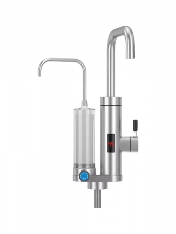 Sanitare - Baterie cu incalzire apa instant, electrica, cu filtru de apa, inaltime 40cm, model ZSWK-D02, AVI-4130