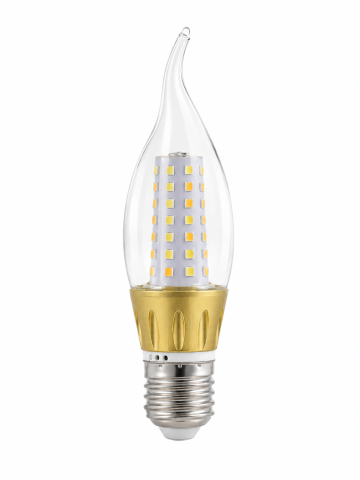 Casa - Bec LED decorativ E27, AVI®, 13W, 15 cm, 3 tipuri de lumină, finisaj auriu, AVI-5715
