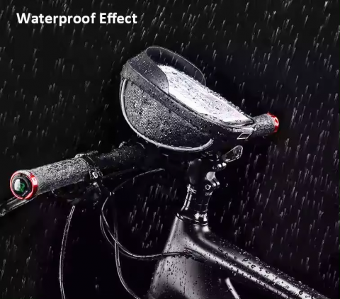 Borseta pentru biciclete cu husa telefon 17.5 x 8.5 cm, touchscreen sensitive, impermeabila, AVI-4330 [2]