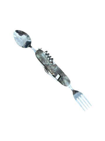 Cutite si bricege - Briceag multifunctional cu lingura, furculita, cutit, tirbuson, AVI-4227