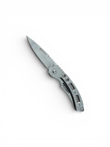Camping, Outdoor & Bushcraft - Briceag pliabil, AVI®, lamă 6 cm, lungime totală 15.5 cm, grosime 2 mm, metalic argintiu, AVI-5097