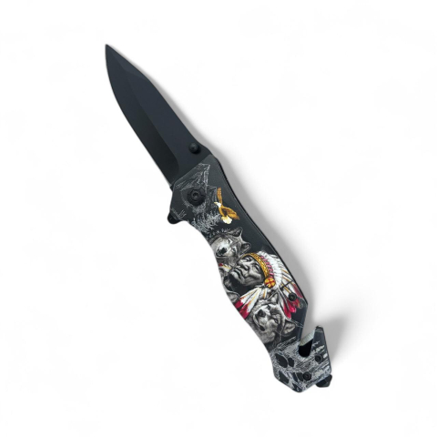 Cutite si bricege - Briceag pliabil AVI®, lamă 8.5 cm, lungime totală 21 cm, grosime lamă 3 mm, 150 g, AVI-5131