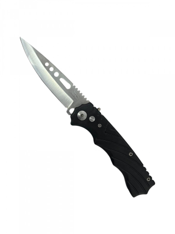 Camping, Outdoor & Bushcraft - Briceag pliabil, lamă 8,5 cm, lungime totală 20,5 cm, grosime lamă 2 mm, 120 g, cu husă, AVI-5062