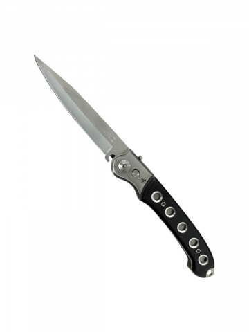 Camping, Outdoor & Bushcraft - Briceag pliabil, lamă 9,5 cm, lungime totală 22,5 cm, grosime lamă 2 mm, 115 g, cu husă, AVI-5056