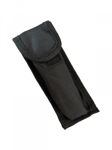 Briceag pliabil pentru outdoor cu husă, lamă 8,5 cm, lungime totală 20,5 cm, grosime lamă 2 mm, 110 g, mâner imitație corn, AVI-5077 [2]