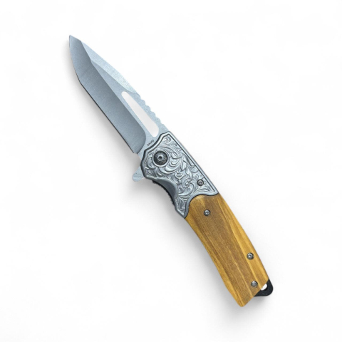 Camping, Outdoor & Bushcraft - Briceag pliabil premium AVI®, lamă 9 cm, lungime totală 20.5 cm, grosime lamă 3 mm, 170 g, model DA363, AVI-5102