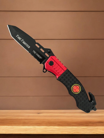 Briceag pliabil premium, cu taietor centuri, lama 8cm, AVI-4149 [1]