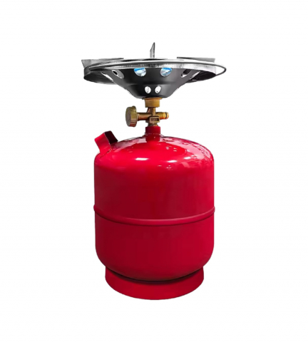 Arzatoare camping - Butelie voiaj 5 litri, 3kg, camping, cu arzator inclus, AVI-2453