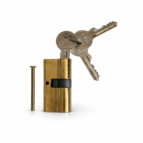 Materiale de constructii - Butuc cilindru ușă, AVI®, 70 mm, centrat, 3 chei, înălțime 32 mm, AVI-1582