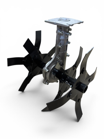 Gradina - Gradinarit - Cultivator motocoasă, AVI®, 26 mm, 9 dinți - caneluri, accesoriu afânare sol, AVI-5395
