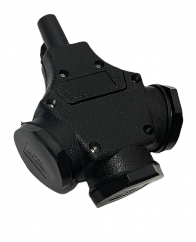 Cap prelungitor cauciucat cu protectie la umezeala cu 3 prize si capace IP54 TS-2004 [1]