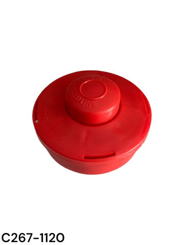 Cap tambur / mosor motocoasa rosu, plastic, Ø11cm, M10*1.25, 175gr, AVI-1120 [1]