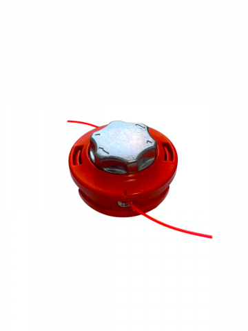 Cap trimmer Ø 11cm pentru motocoasa cu buton aluminiu, portocaliu AVI-4054 [1]