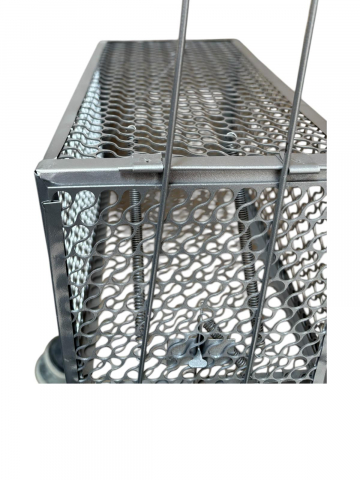 Capcana metalica mjlocie tip cusca pentru sobolani, soareci si alte rozatoare, animal friendly 27.5 x 14.5 x 14.5 cm, AVI-4752 [2]