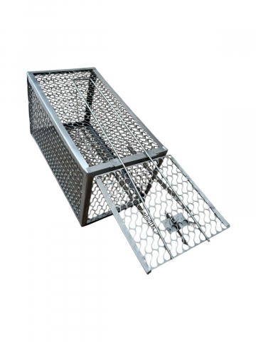 Articole antidaunatori gradina - Capcana metalica mjlocie tip cusca pentru sobolani, soareci si alte rozatoare, animal friendly 27.5 x 14.5 x 14.5 cm, AVI-4752