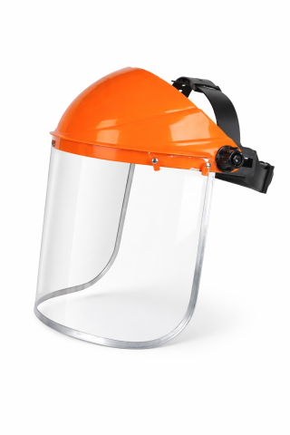 Gradina - Gradinarit - Cască mască protecție motocoasă, AVI®, vizieră plastic transparent, fixare reglabilă, AVI-2615