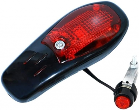 Sonerii bicicleta - Claxon electronic bicicleta BSFD cu 7 LED-uri, 8 melodii, AVI-648