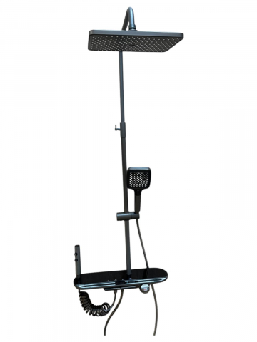 Coloana de dus completa, panou de comanda mare - 46cm, autonoma, joc de lumini, afisare temperatura apa, nu necesita conectarea la o sursa de energie, AVI-4832 [7]