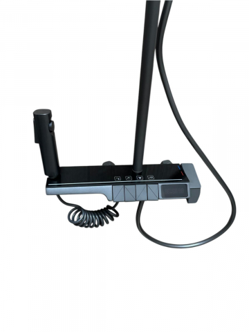 Coloana de dus premium completa, panou de comanda metal 2.20 kg, 34.5 cm, autonoma, banda LED si afisare temperatura apa, nu necesita conectarea la o sursa de energie, tevi metal, AVI-4845 [5]