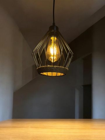 Corp de iluminat E27 tip pendul Ø corp pendul 18cm, metal, bec 4431 inclus, AVI-4811 [2]