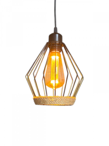 Corp de iluminat E27 tip pendul Ø corp pendul 18cm, metal, bec 4824 inclus, AVI-4811 [1]